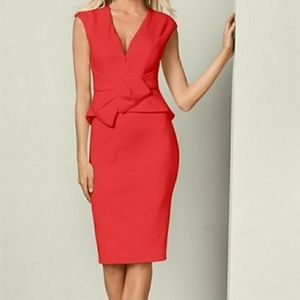Bow detail Pencil fit dress